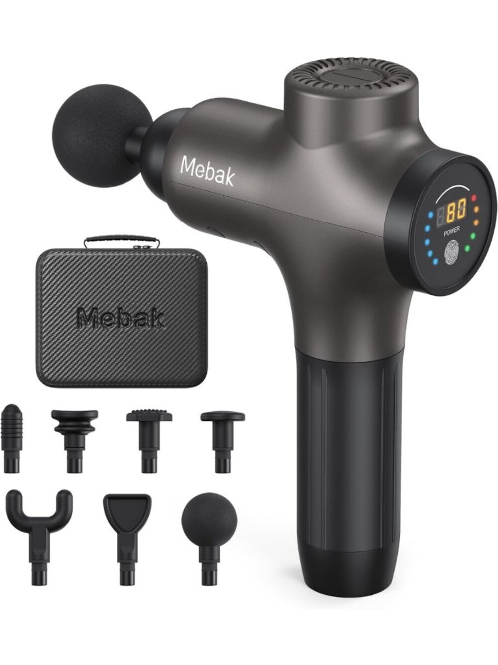 Deep Tissue Massage Gun for Athletes - Portable Percussion Massager for Pain